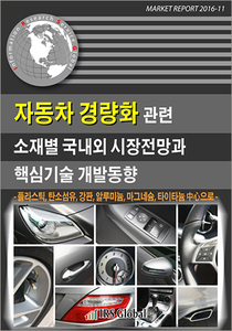 자동차 경량화 관련 소재별 국내외 시장전망과 핵심기술 개발동향