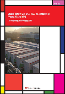고효율 중대형 2차 전지 R&D 및 시장동향과 주요업체 사업전략