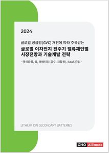 글로벌 공급망(GVC) 재편에 따라 주목받는 2024년 글로벌 이차전지 전주기 밸류체인별