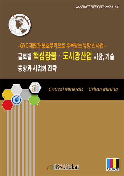 글로벌 핵심광물ㆍ도시광산업 시장, 기술 동향과 사업화 전략(GVC 재편과 보호무역으로 주목받는 유망 신사업)