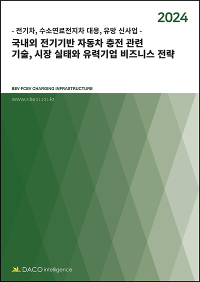 2024년 국내외 전기기반 자동차 충전 관련 기술, 시장 실태와 유력기업 비즈니스 전략